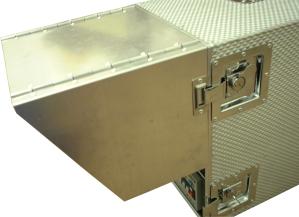 close up of sunshade attachment